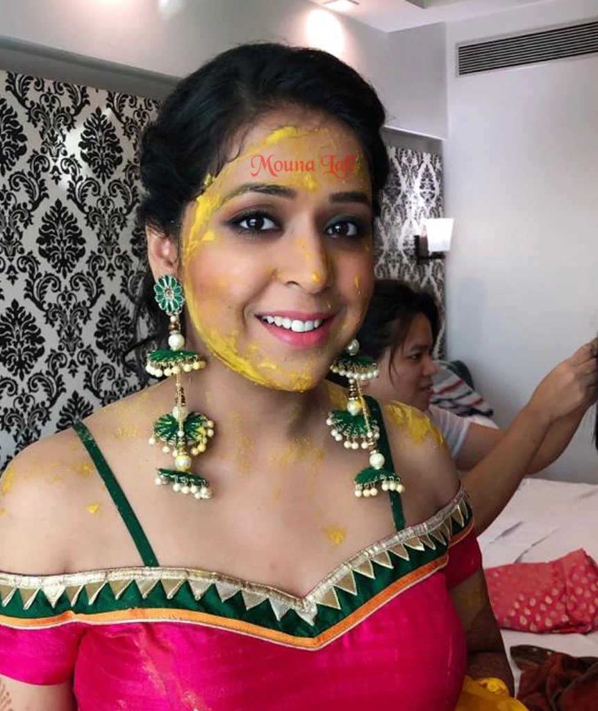 Haldi ceremony makeup ideas